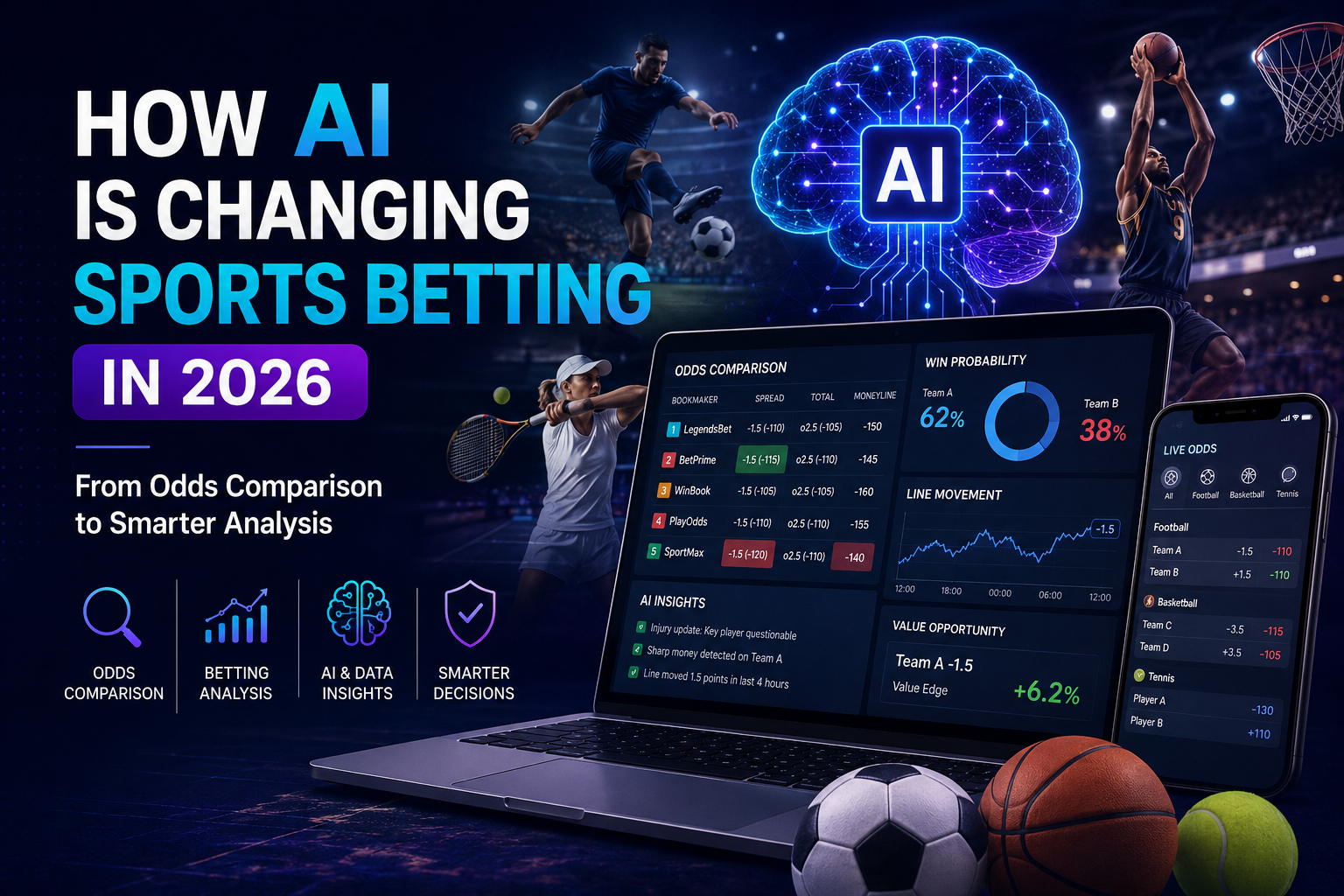 How AI Is Changing Sports Betting in 2026: From Odds Comparison to Smarter Analysis